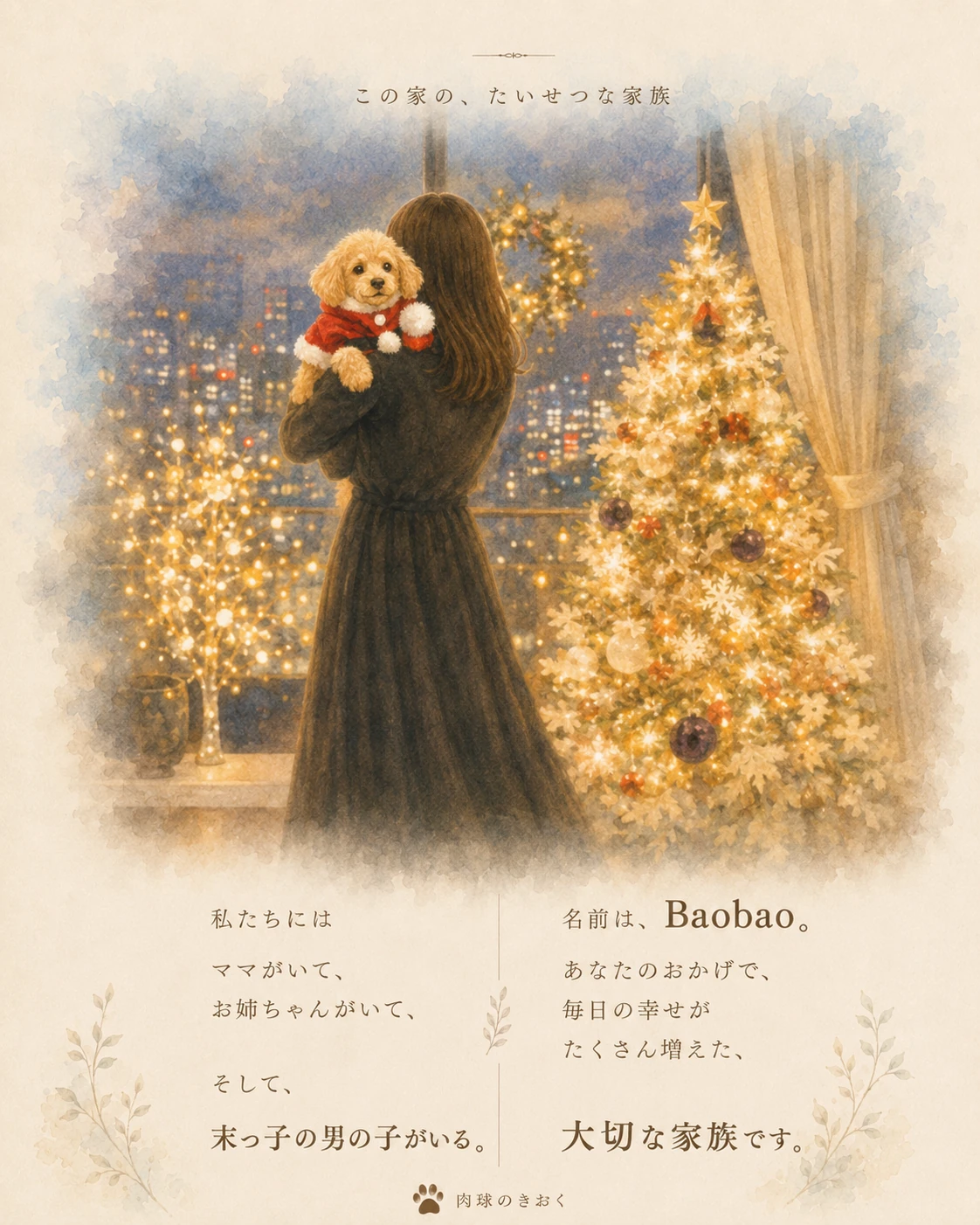 Baobaoの家族の詩の見本